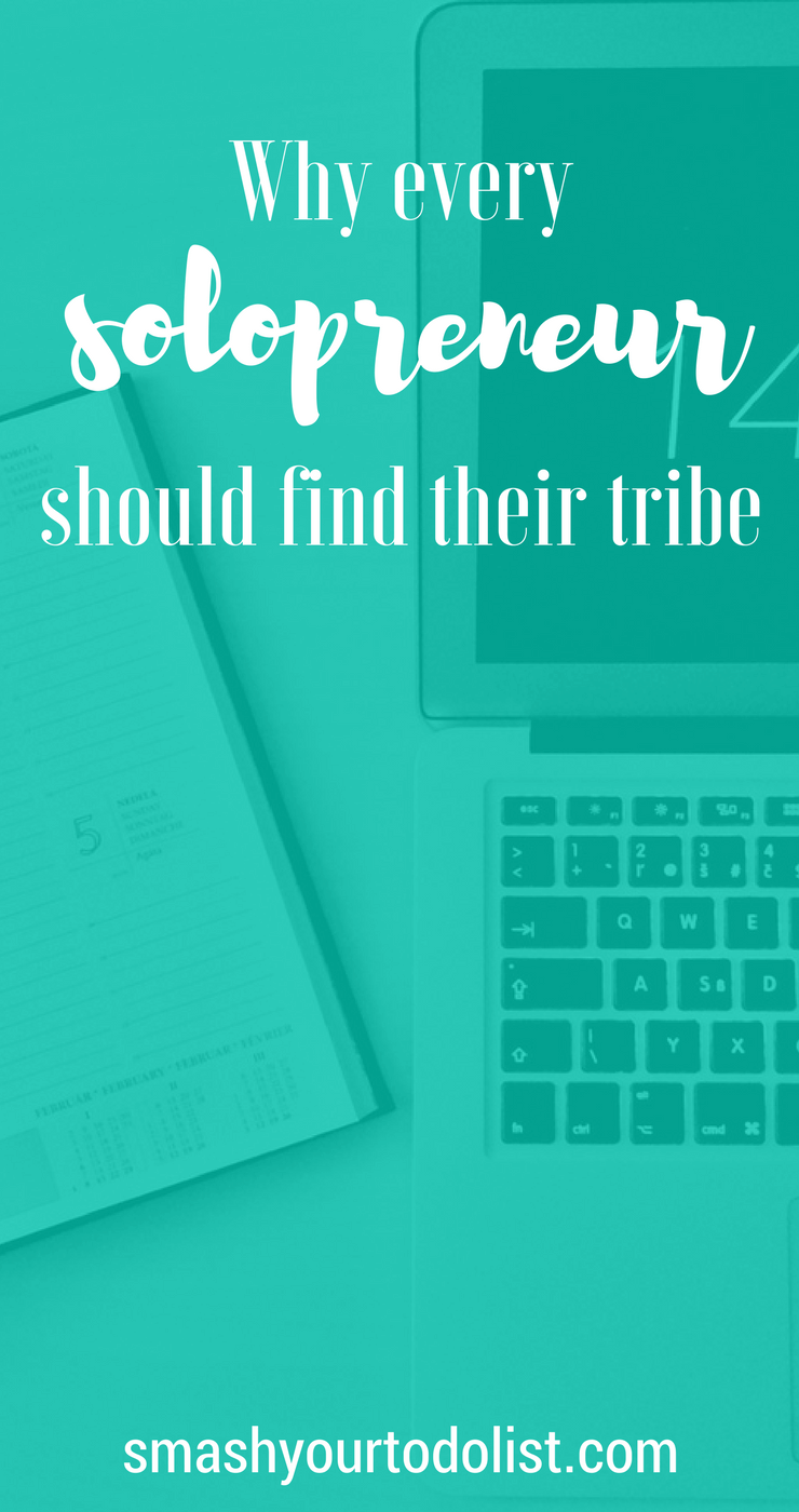 Why every solopreneur should find their tribe. When you are self employed or your work from home it can be lonely. Here are the top tips on how to avoid loneliness when you're self employed and why it's important to find your tribe of girl bosses who can support you. Business networking is essential for a small business. 