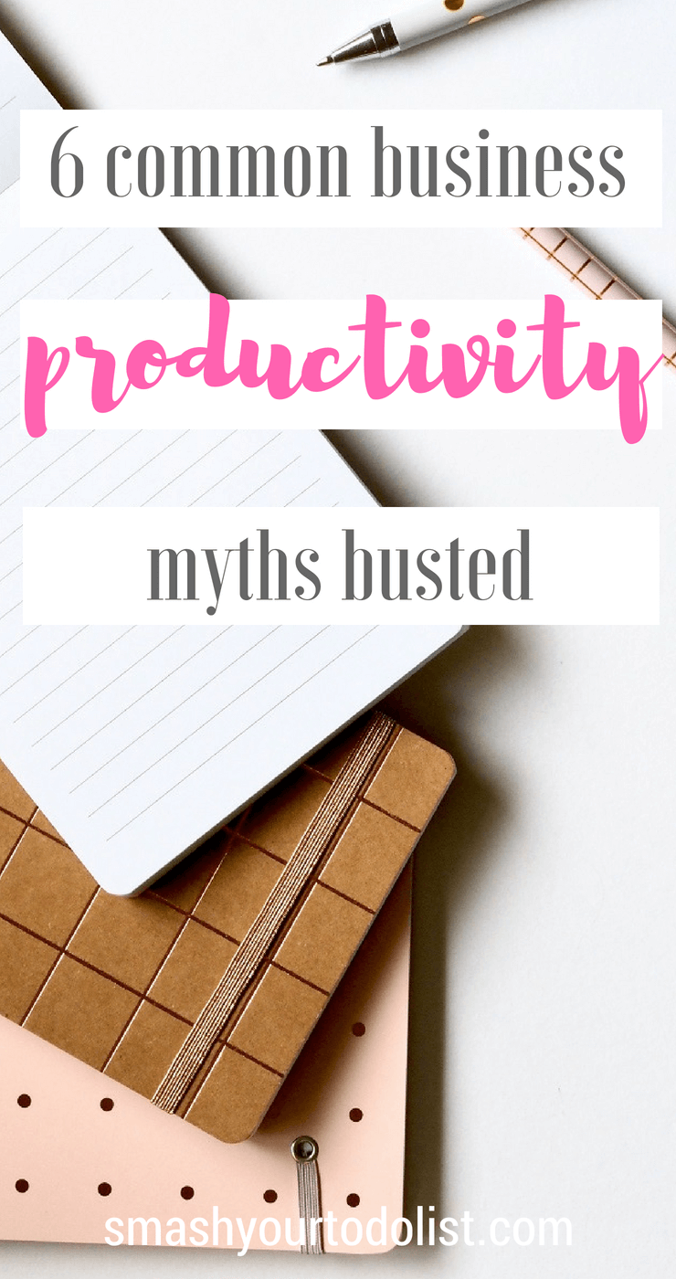 6 common business productivity myths busted