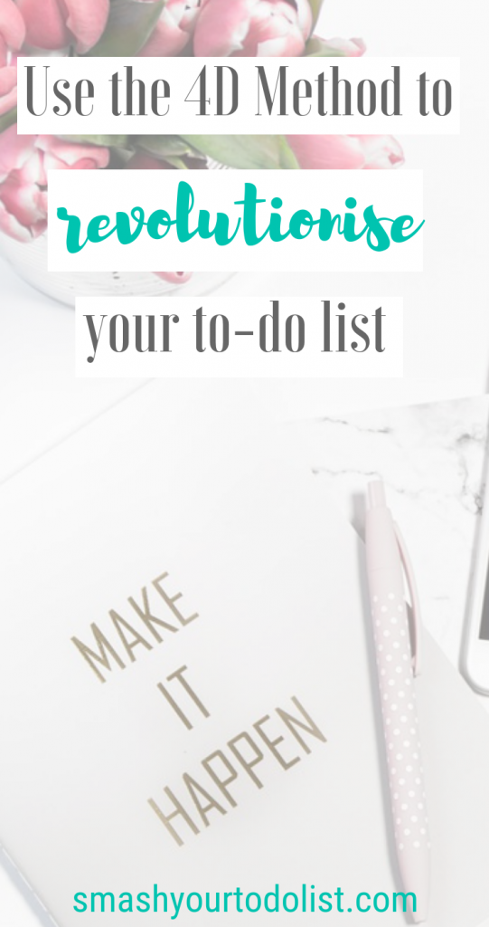 4D Method to revolutionise your to-do list